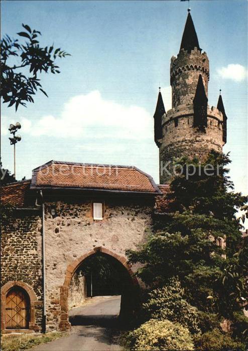 Friedberg Hessen Noerdl Burgtor mit Adolfsturm