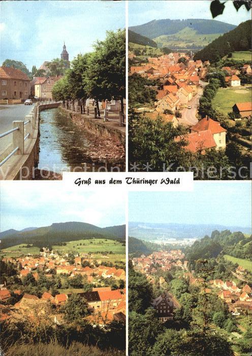 Thueringen Region mit Floh Schnellbach Seligenthal Asbach