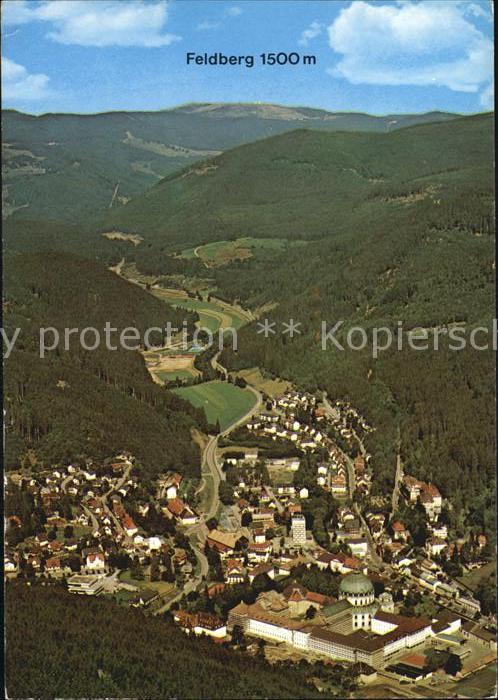 St Blasien mit Feldberg Fliegeraufnahme