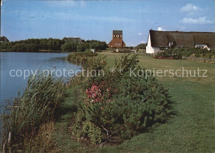 Wenningstedt Sylt Dorfteich Inselhaeuser