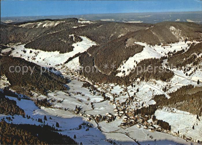 St Blasien mit Menzenschwand Fliegeraufnahme