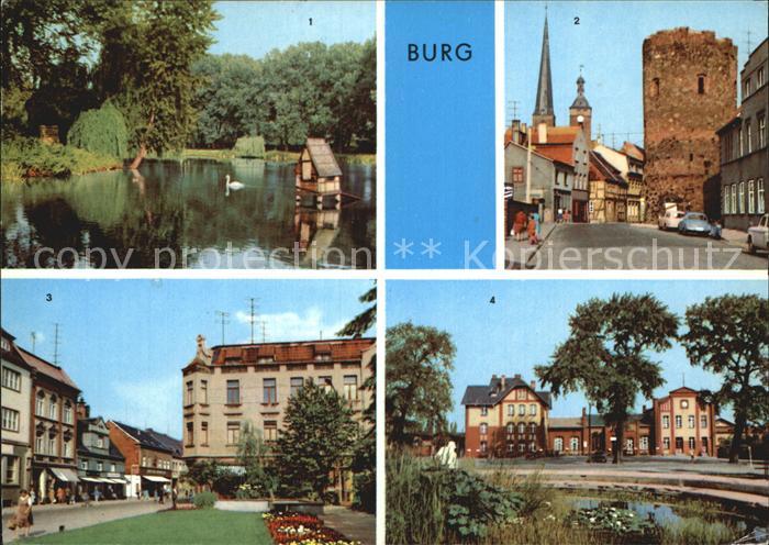 Burg Magdeburg Flickschupark Berliner Tor Platz der Opfer des Faschismus Bahnhof