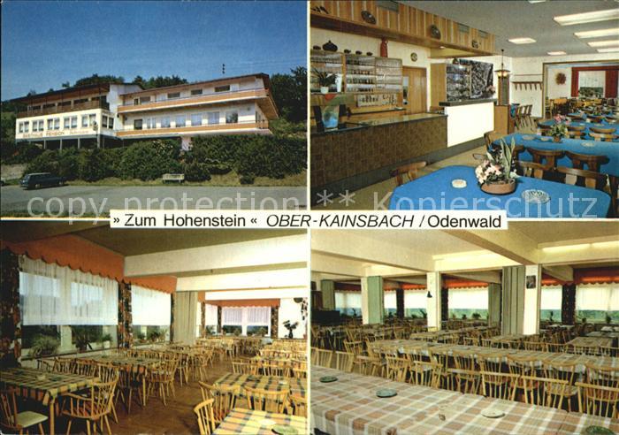 Ober-Kainsbach Gasthaus Pension Zum Hohenstein Gastraeume Speisesaal