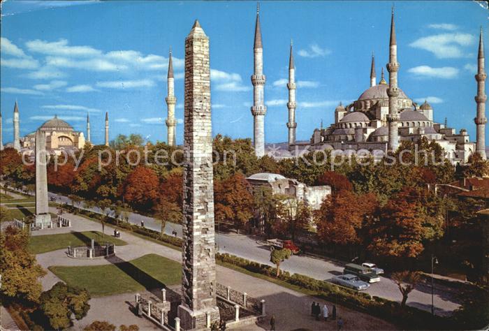 Istanbul Constantinopel Hippodrom und Blaue Moschee