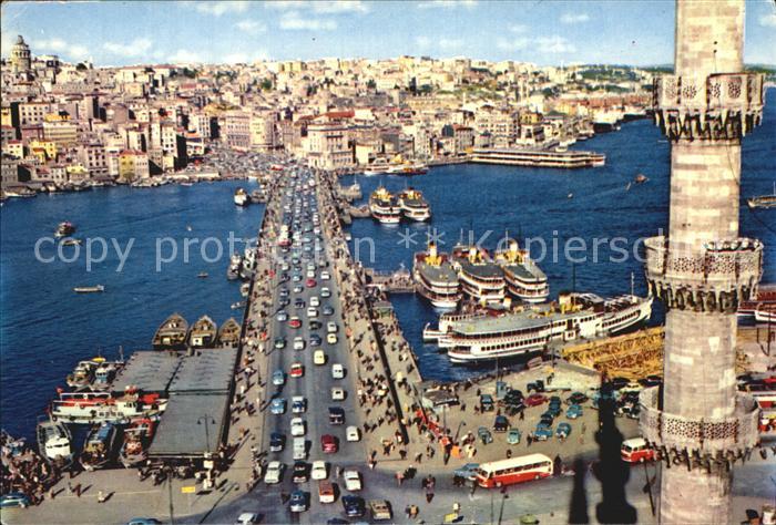Istanbul Constantinopel Galata Bruecke