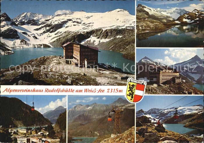 Rudolfshuette Weisssee mit Tauernkogel Weissensee Enzingerboden Seilbahn Tauernm