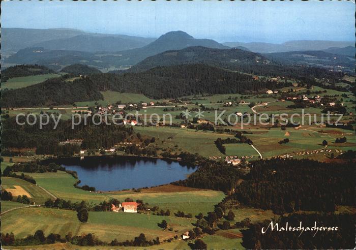 Maltschachersee Fliegeraufnahme