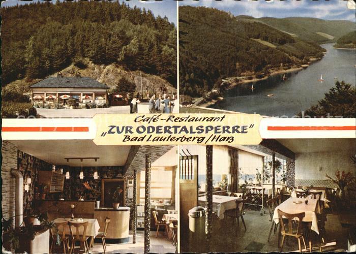 Bad Lauterberg Cafe Restaurant Zur Odertalsperre Theke Gastraum