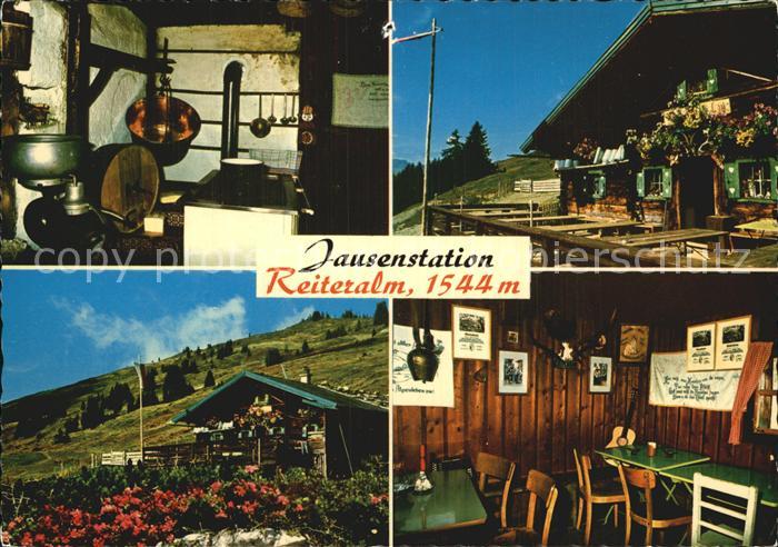 Hinterglemm Saalbach Jausenstation Reiteralm Kueche Gaststube