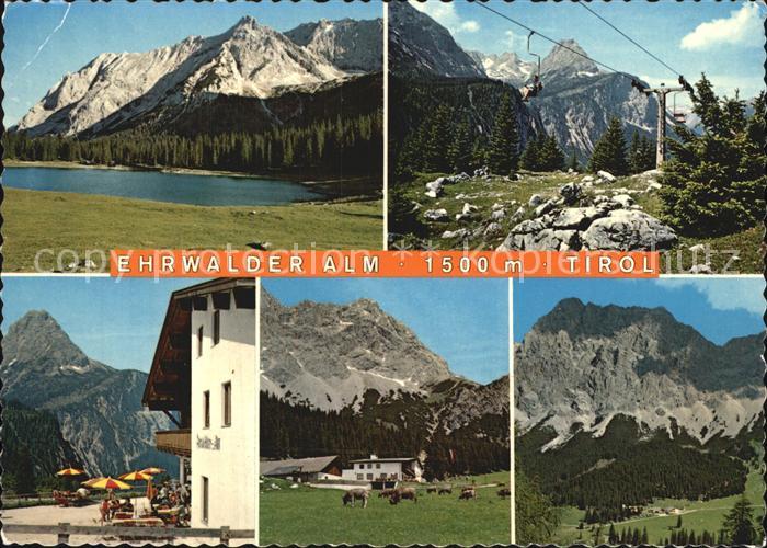 Ehrwald Tirol Negelsee mit Breitkopf Ehrwalder Alm Sonnenspitze Plattspitze Wett