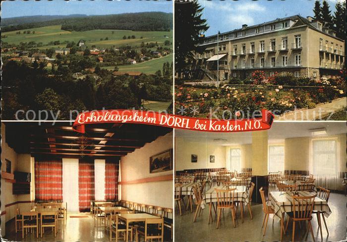 Doerfl-Kasten Erholungsheim Doerfl Aufenthaltsraum Speisesaal