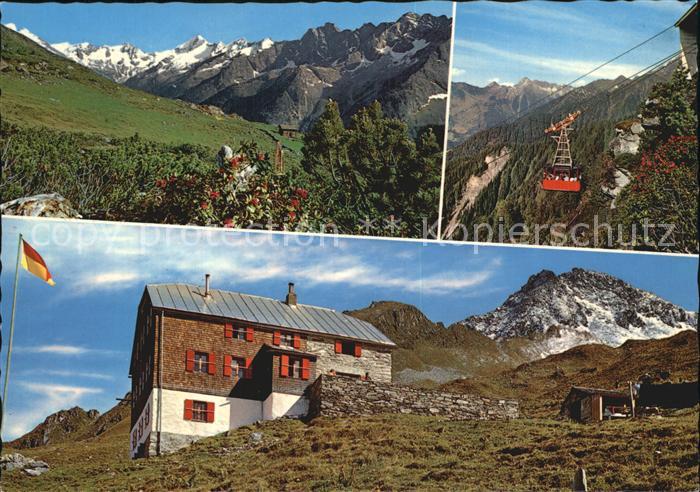 Edelhuette mit Ahornspitze Stillupp Gr Loeffler Ahornbahn mit Brandbergkolm