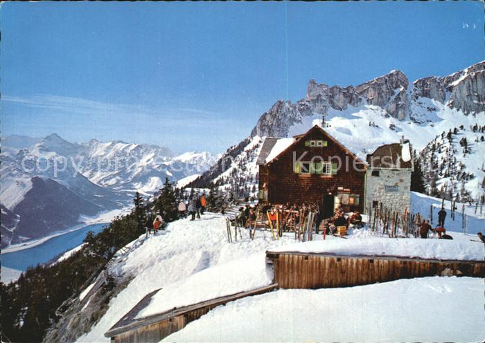 Erfurterhuette am Achensee und Rotspitze