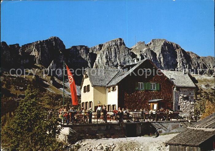 Maurach Achensee Erfurter Huette mit Dalfazer Kamm