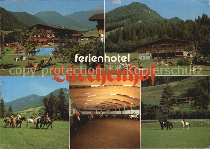 Erpfendorf Ferienhotel Laerchenhof Schwimmbad Reiten Liegewiese