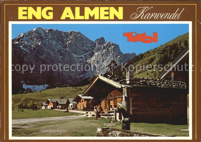 Eng Karwendel Eng Almen Gr Ahornboden mit Grubenkar