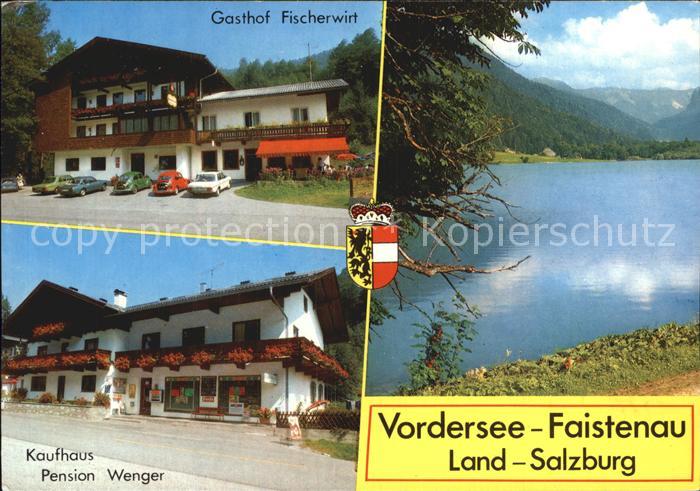 Faistenau Salzburg Gasthof Fischerwirt Kaufhaus Pension Wenger Seepanorama