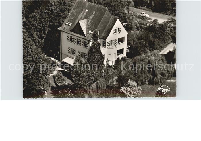 Badenweiler Hotel garni Sanssouci Fliegeraufnahme