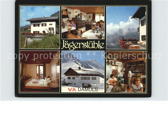 Damuels Vorarlberg Restaurant Jägerstüble Gaststube Zimmer