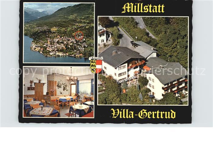 Millstatt Millstaettersee Villa Gertrud Pension garni mit Dependance Fliegeraufn