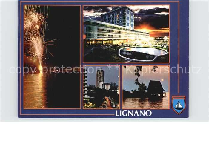 Lignano Feuerwerk Teilansichten