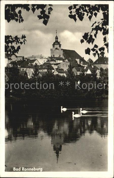 Ronneburg Thueringen Schwanenteich