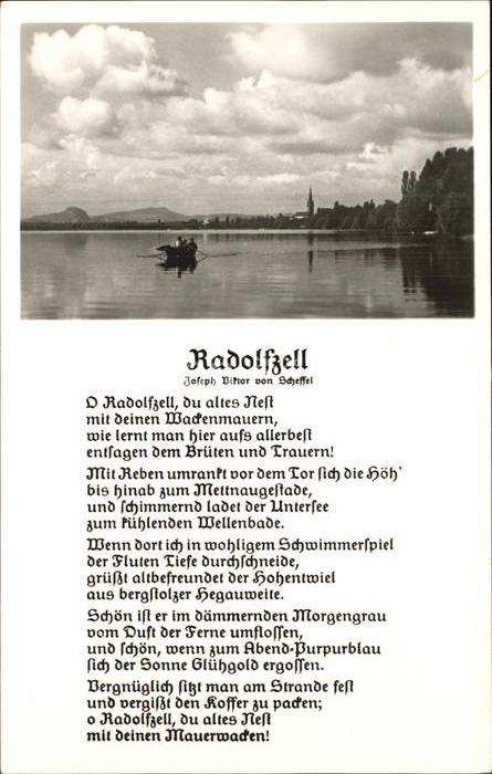 Radolfzell Bodensee Boot Gedicht