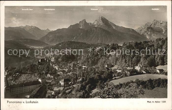 Berchtesgaden Lockstein Schoenfeldspitze Watzmann