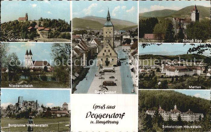Deggendorf Donau Burgruine Weissenstein Metten Schloss Egg