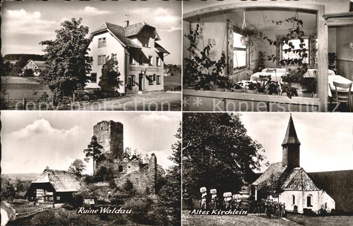 Martinsweiler Gasthaus zum neuen Roessle Ruine Waldau