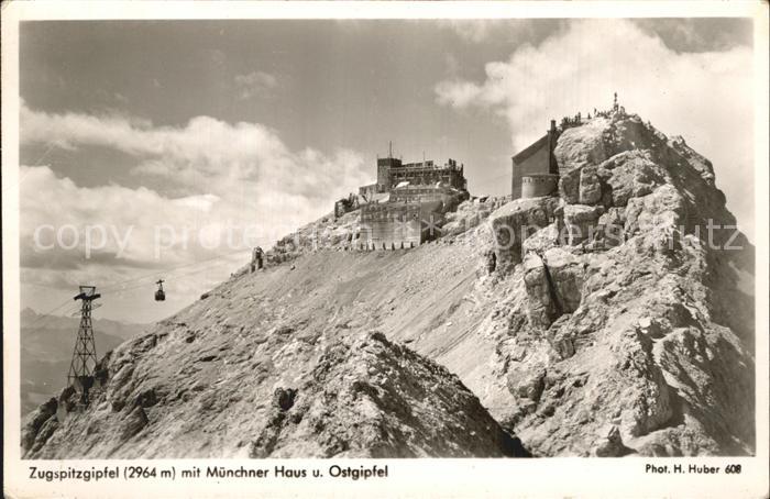 Zugspitze Muenchnerhaus Ostgipfel