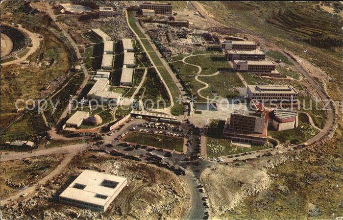 Jerusalem Yerushalayim Hebrew University Fliegeraufnahme