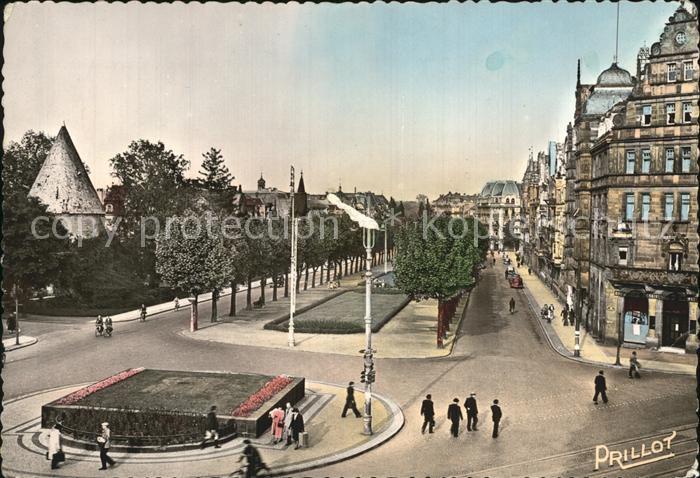 Metz  57 Moselle Place Deroulede Avenue Foch