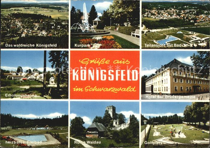 Koenigsfeld Schwarzwald Erholungsheim Ruine Waldau Hotel der Bruedergemeinde