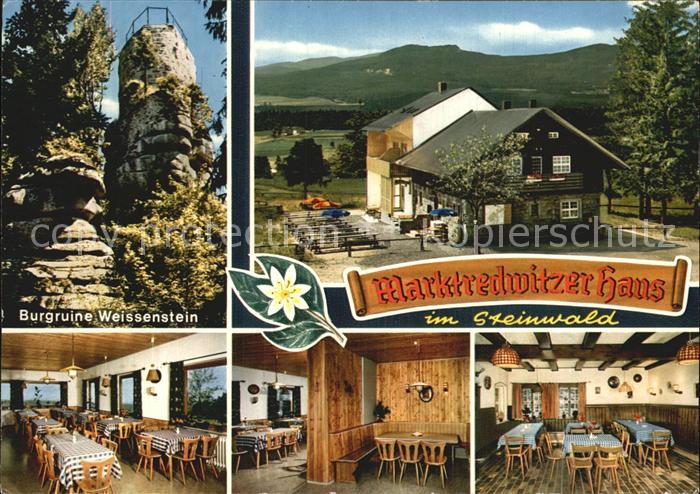 Waldershof Burgruine Weissenstein Marktredwitzer Haus