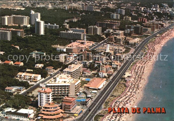 Playa de Palma Mallorca Fliegeraufnahme