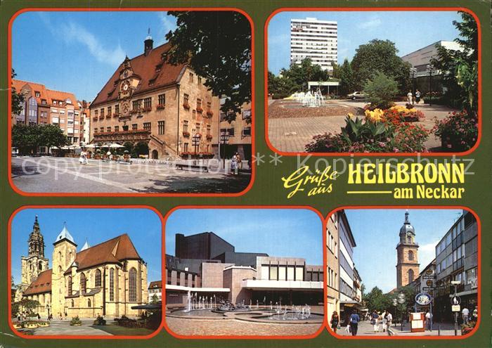 Heilbronn Neckar Kirche Brunnen