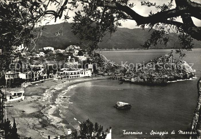 Taormina Sizilien Mazzarostrand