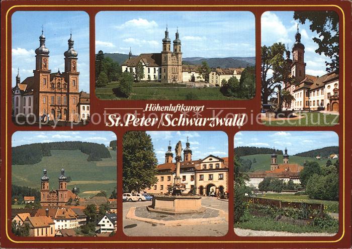 St Peter Schwarzwald Kirche Brunnen