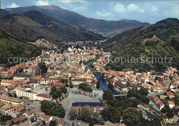 Thann Haut Rhin Elsass Fliegeraufnahme