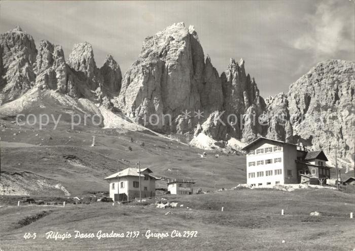 Groeden Tirol Rifugion Passo Gardena