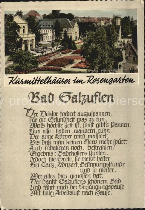 Bad Salzuflen Kurmittelhaeuser Rosengarten