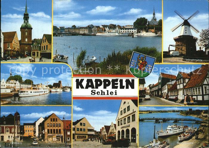 Kappeln Schlei Kirche Windmuehle Faehrberg