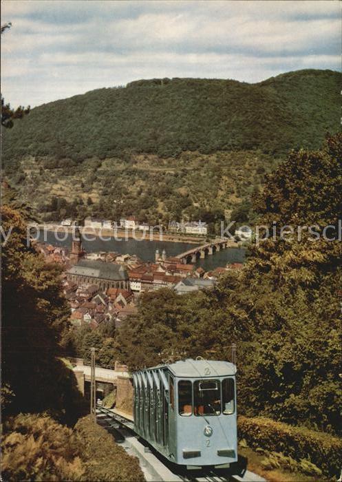 Heidelberg Neckar Bergbahn Koenigstuhl