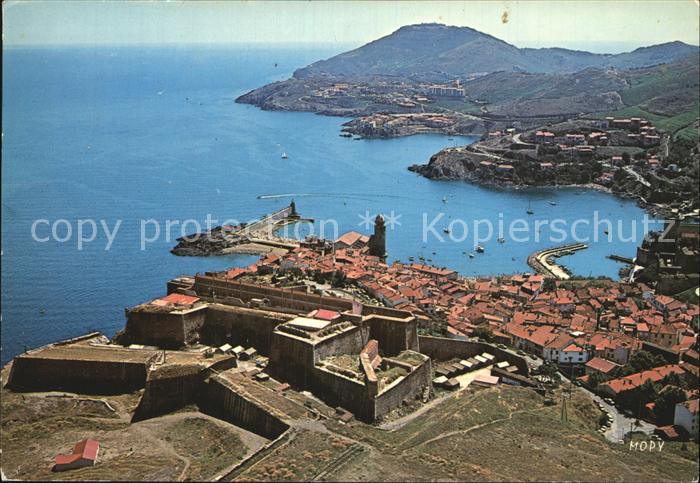 Collioure Fliegeraufnahme