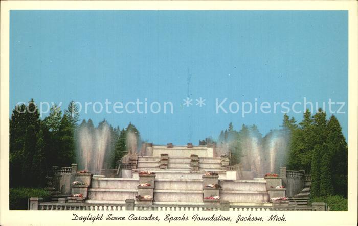 Jackson Michigan Daylight Scene Cascades Sparks Foundation