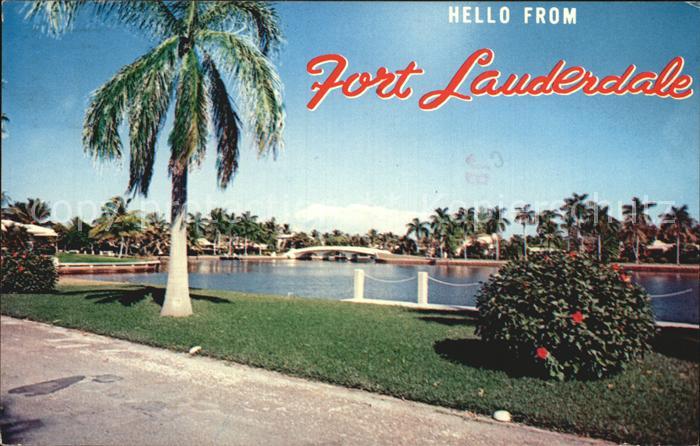 Fort Lauderdale Promenade Kanal