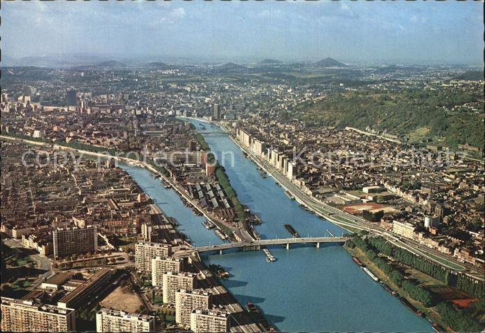 Liege Luettich Fliegeraufnahme