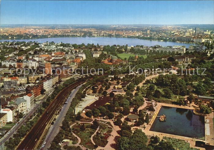 HAMBURG CITY Blick vom Fernsehturm auf die Aussenalster