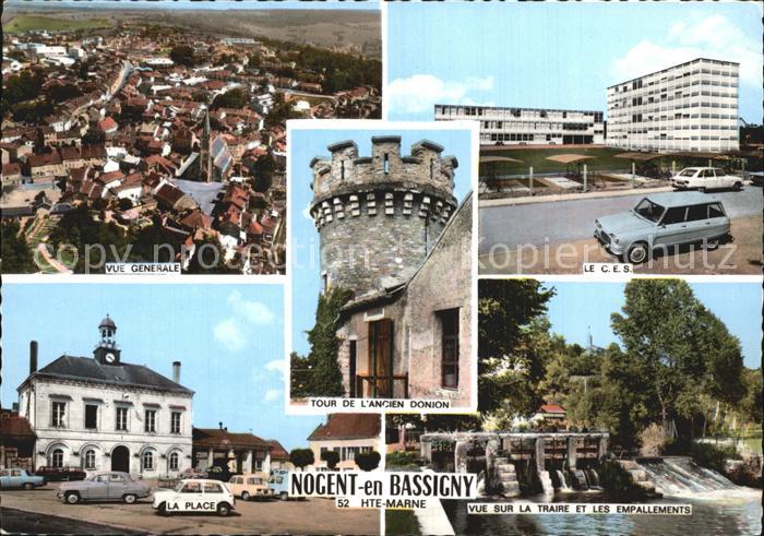 Nogent en Bassigny Vue generale Le CES La Traire et les em